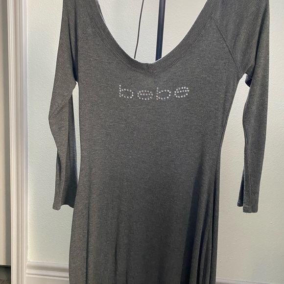 Bebe Gray Dress - Picture 2 of 4